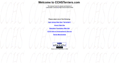 Desktop Screenshot of cchsterriers.com